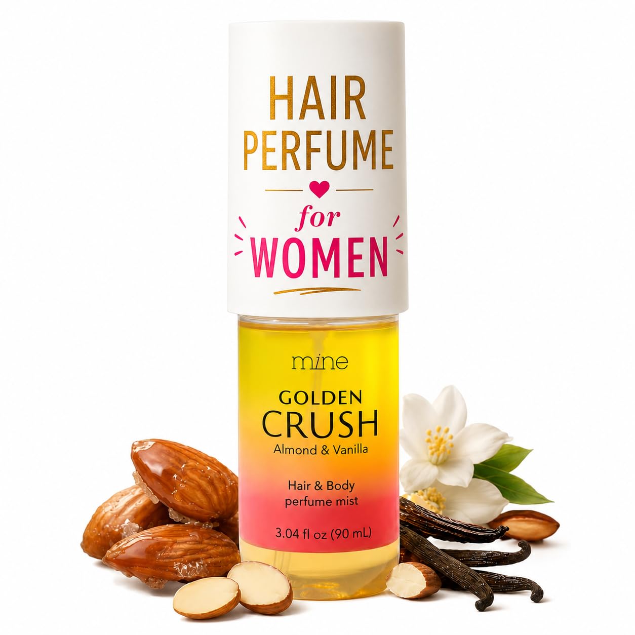 Amazon.com: Mine Hair & Body Perfume Mist, Almond Vanilla Scent